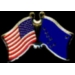 ALASKA PIN STATE FLAG USA FRIENDSHIP FLAGS PIN